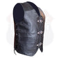 Highway Leather Heavy Metal Rocker Braid Waistcoat Motorcycle Vest SKU # HL11650