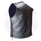 Highway Leather Heavy Metal Rocker Braid Waistcoat Motorcycle Vest SKU # HL11650