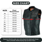 Outlaw Leather Club Vest Zipper/Snap Inside Gun Pockets - HighwayLeather