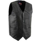 USA Leather 1201 Men's Black 'Club Style' Classic Original Leather Vest — image 7
