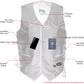 USA Leather 1202 Men's Classic ‘Side Laced’ Black Leather 4 Button Western Style Motorcycle Vest — image 2