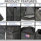 USA Leather 1205 Men's Black 'Combat Style' Motorcycle Biker Leather Vest — image 2