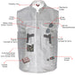 USA Leather 1205 Men's Black 'Combat Style' Motorcycle Biker Leather Vest — image 3