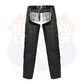 Tassel Chap Fringe Chaps Motorcycle Riding Bikers Chap Black #12800FRINGE - HighwayLeather