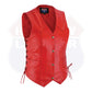 HL14501 Women's Side Lace Leather Vest - The Classic