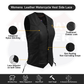 HL14501 Women's Side Lace Leather Vest - The Classic