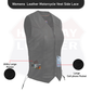 HL14501 Women's Side Lace Leather Vest - The Classic