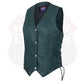 HL14501 Women's Side Lace Leather Vest - The Classic