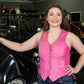 HL14501 Women's Side Lace Leather Vest - The Classic