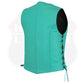 HL14501 Women's Side Lace Leather Vest - The Classic