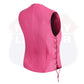 HL14501 Women's Side Lace Leather Vest - The Classic