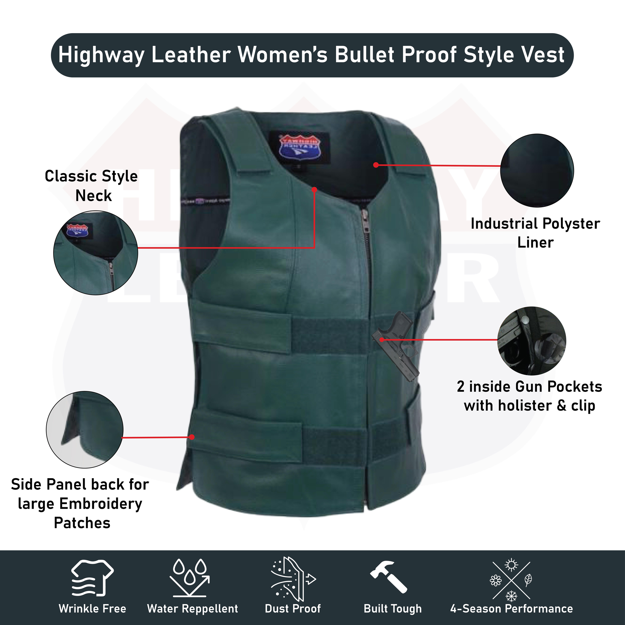 Bulletproof style sales motorcycle vest
