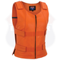 HL14945 Women Bullet Proof style Leather Motorcycle Vest-bikers Club
