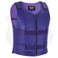 HL14945 Women Bullet Proof style Leather Motorcycle Vest-bikers Club