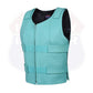 HL14945 Women Bullet Proof style Leather Motorcycle Vest-bikers Club