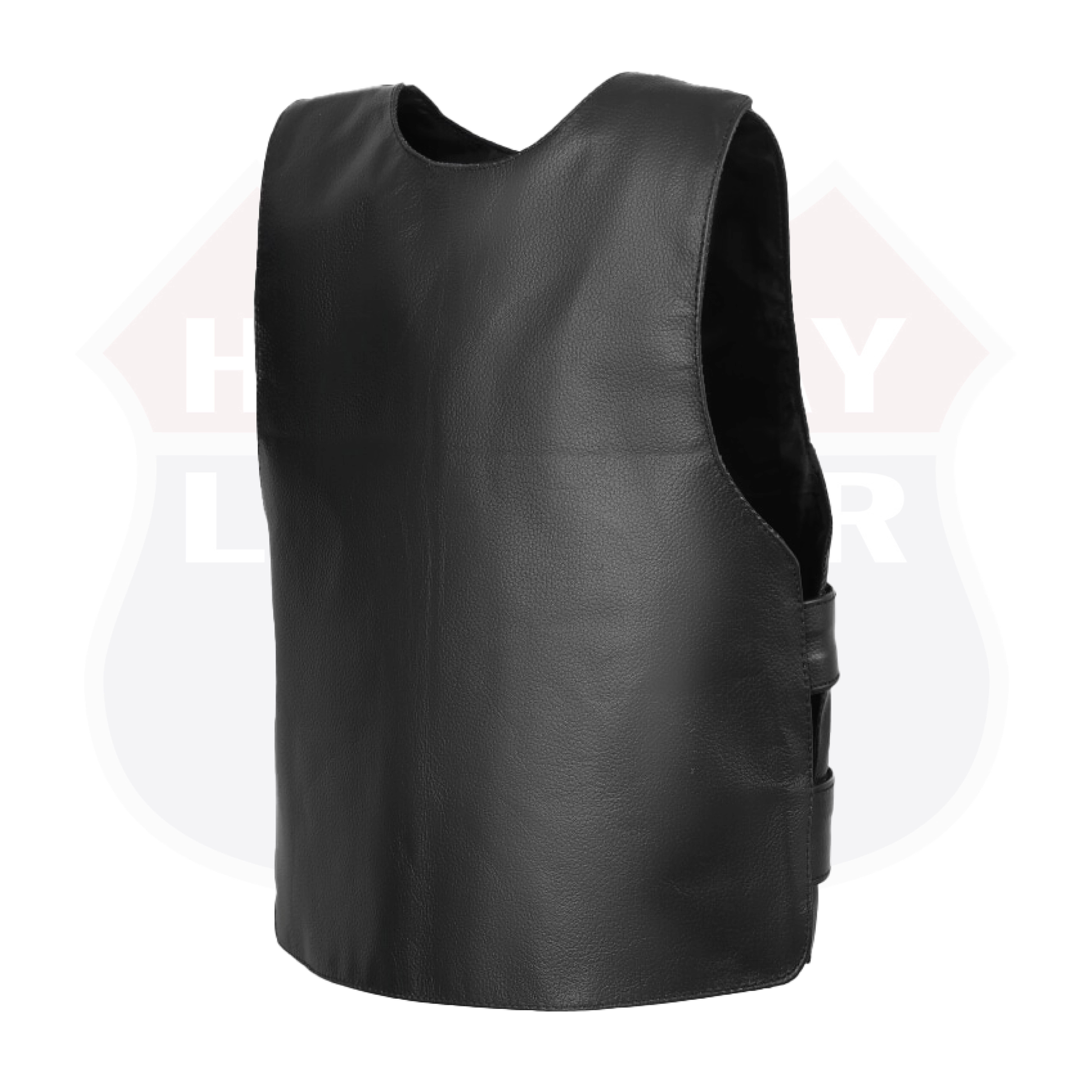 HL17965 Kid's Bulletproof Style Leather Vest - HighwayLeather