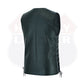 Men Side Lace Leather Style Biker Motorcycle Leather Vest Gun Pockets Carry Arms #11360SPT