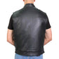 Hot Leathers VSM1052 Men's Black Patriotic Conceal and Carry Leather Vest — image 5
