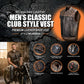 Milwaukee Leather MLM3529 Men's Black & Brown Paisley Lined Leather Vest w/ Accent Stitching & Armhole Trim — image 2