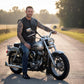 MMCC Men's Low Key Black Leather Motorcycle Vest - MMC30000 — image 6