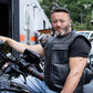 MMCC Men's Quick Draw Black Leather Motorcycle Vest - MMC30001 — image 9