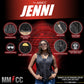 MMCC Women's Jenni Black Leather Motorcycle Vest - MMC40001 - image 2