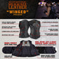 Milwaukee Leather Women's Winged Black Studded Leather Motorcycle Vest with Reflective Wings - LKL4715 - image 4