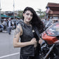 Milwaukee Leather MLL4501 Women's Tactical Swat Style Rider Leather Vest w/ Single Panel Back for Club Patches - image 7