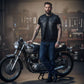 MMCC Men's Low Key Black Leather Motorcycle Vest - MMC30000 — image 9