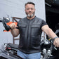 MMCC Men's Quick Draw Black Leather Motorcycle Vest - MMC30001 — image 6