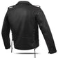 Highway Leather Old School Police Style Motorcycle Leather Brown Jacket