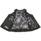Milwaukee Leather LKL4711 Women's Black Premium Leather Motorcycle Vest with Side Lace Adjustment - image 5