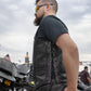 Hot Leathers VSM1008 Men's Black 'Buffalo Nickel Snap' Leather Vest — image 5