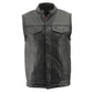 Men’s Premium Cowhide Leather Club Style Motorcycle Biker Riding Vest BZ6410 — image 5