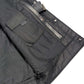 Club Vest CVM3710 Men’s Leather Black Open Neck Vest with Snap and Zip Front Closure — image 5