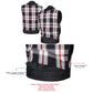 Milwaukee Leather LKM3783 Men's Classic Black Leather Motorcycle Vest with Inside Flannel Liner — image 5