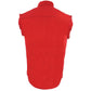 Men's Red Lightweight Sleeveless Denim Shirt