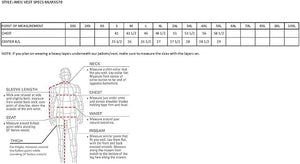 Men's Premium Leather Plain side Motorcycle Vest