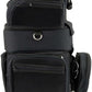 Triple Barrel Sissy Bar Rack Bag w/ 5 Bonus Pockets (12X17X10)