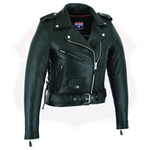 Basic MC leather jacket for women - HighwayLeather