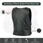 HL11643 Men Bullet Proof style Leather Motorcycle Vest-bikers Club Tactical Vest