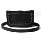 Studded Black HL80151STUD STUD Women studded hip bag - HighwayLeather