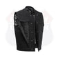 Highland V2 - Men's Motorcycle Canvas Vest Conceal Carry Pockets, FIM692CNVS - HighwayLeather