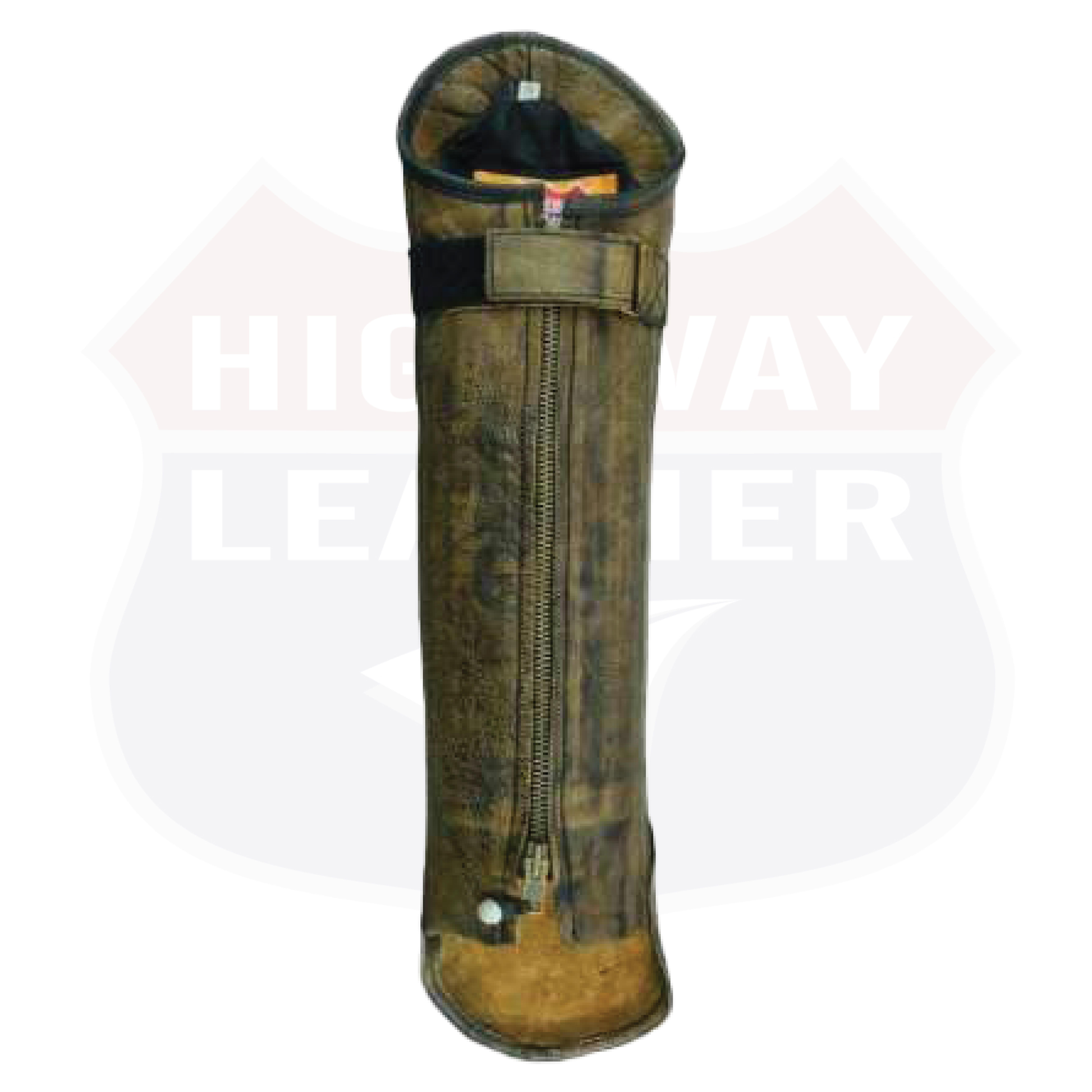 Gaiter Chap - Short Legging Chap Knee high legs # HL12826BUTYLBROWN - HighwayLeather