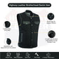 Biker Denim Club Style Anarchy Vest with Conceal Carry Gun pocket both sides
