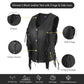 HL14858FRINGE WOMEN SIDE LACE VEST M/O BUFFALO LEATHER BLACK