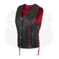 HL14859EYELET WOMEN SIDE LACE VEST  M/O BUFFALO LEATHER