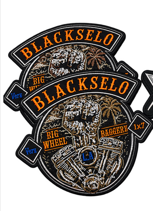 Plb 11Custom Patch Black Selo Large | PL11SELO