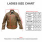 Ladies Arizona Brown Premium Motorcycle Leather Jacket