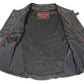 Biker Hill BAM3500 Men's 'Swat' Style Motorcycle Leather Vest — image 7